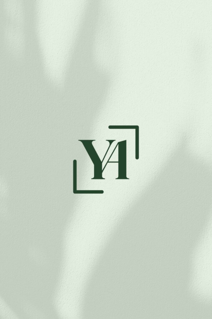 YA monogram logo design for YouAnew life coach