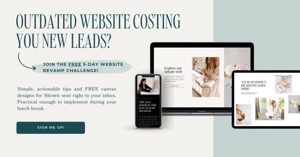 Outdated website costing you leading? Join the 5-Day Website Revamp Challenge!
