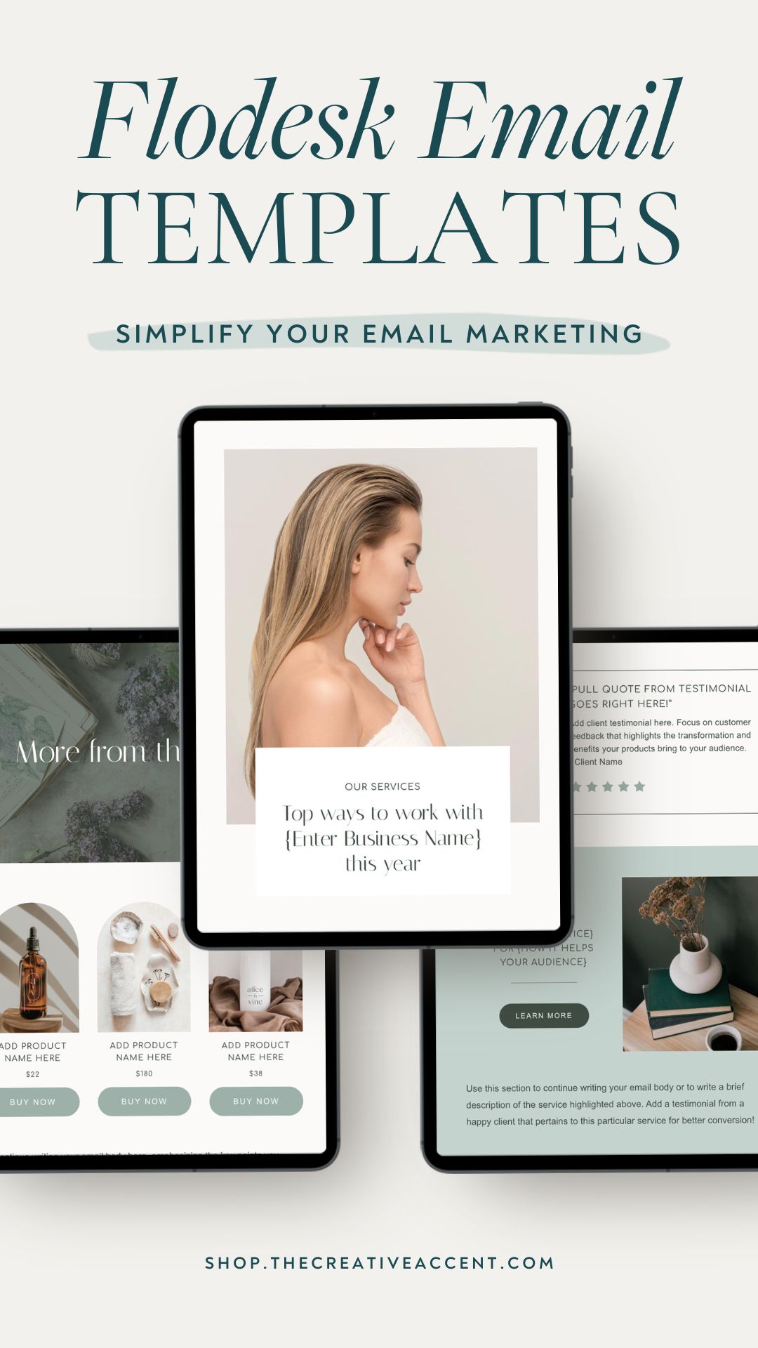 Flodesk email templates to simplify your email marketing