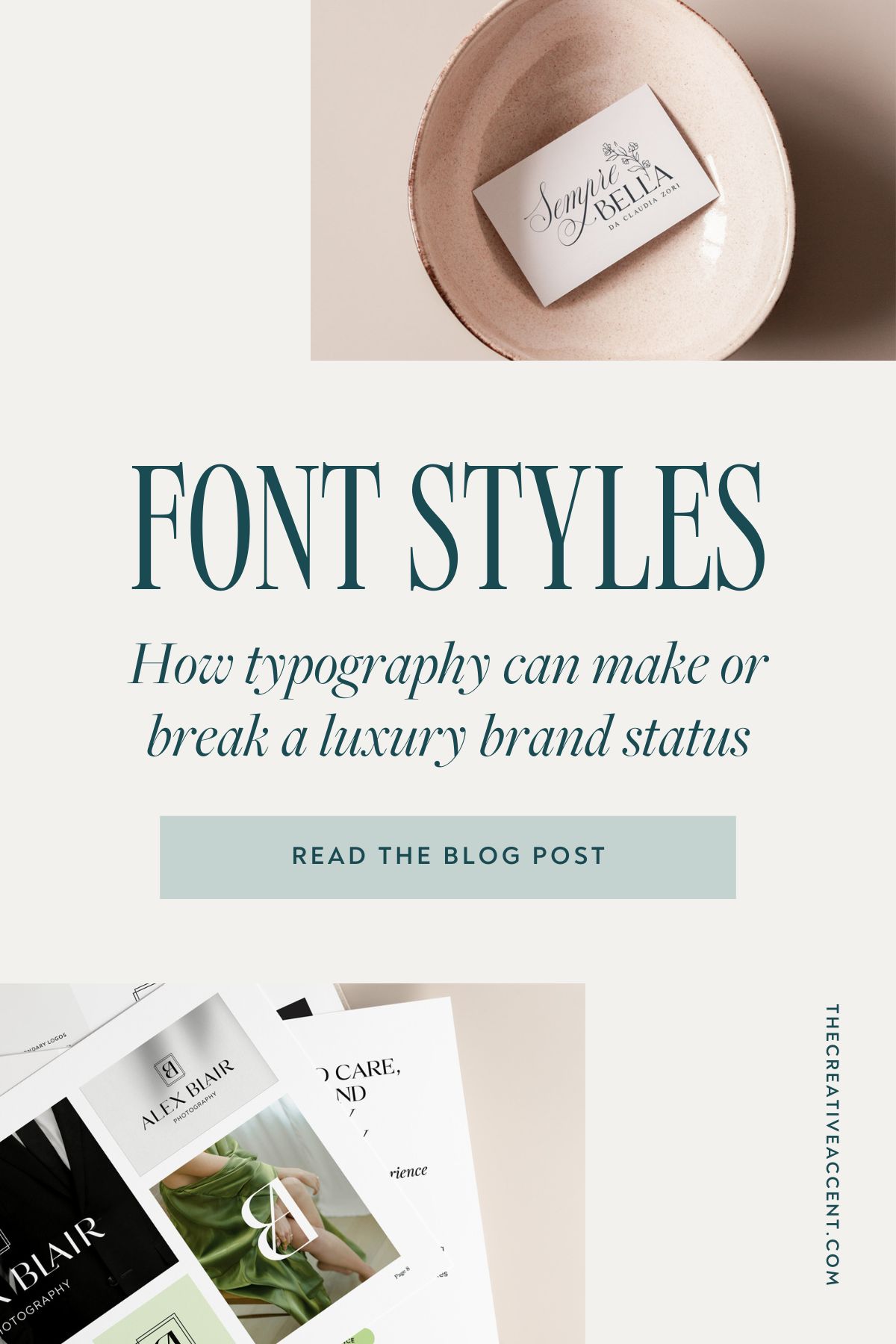 font styles and how typography can make or break a luxury brand status