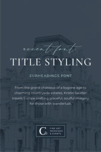 Font styles: 4 ways typography makes or breaks a luxury brand status