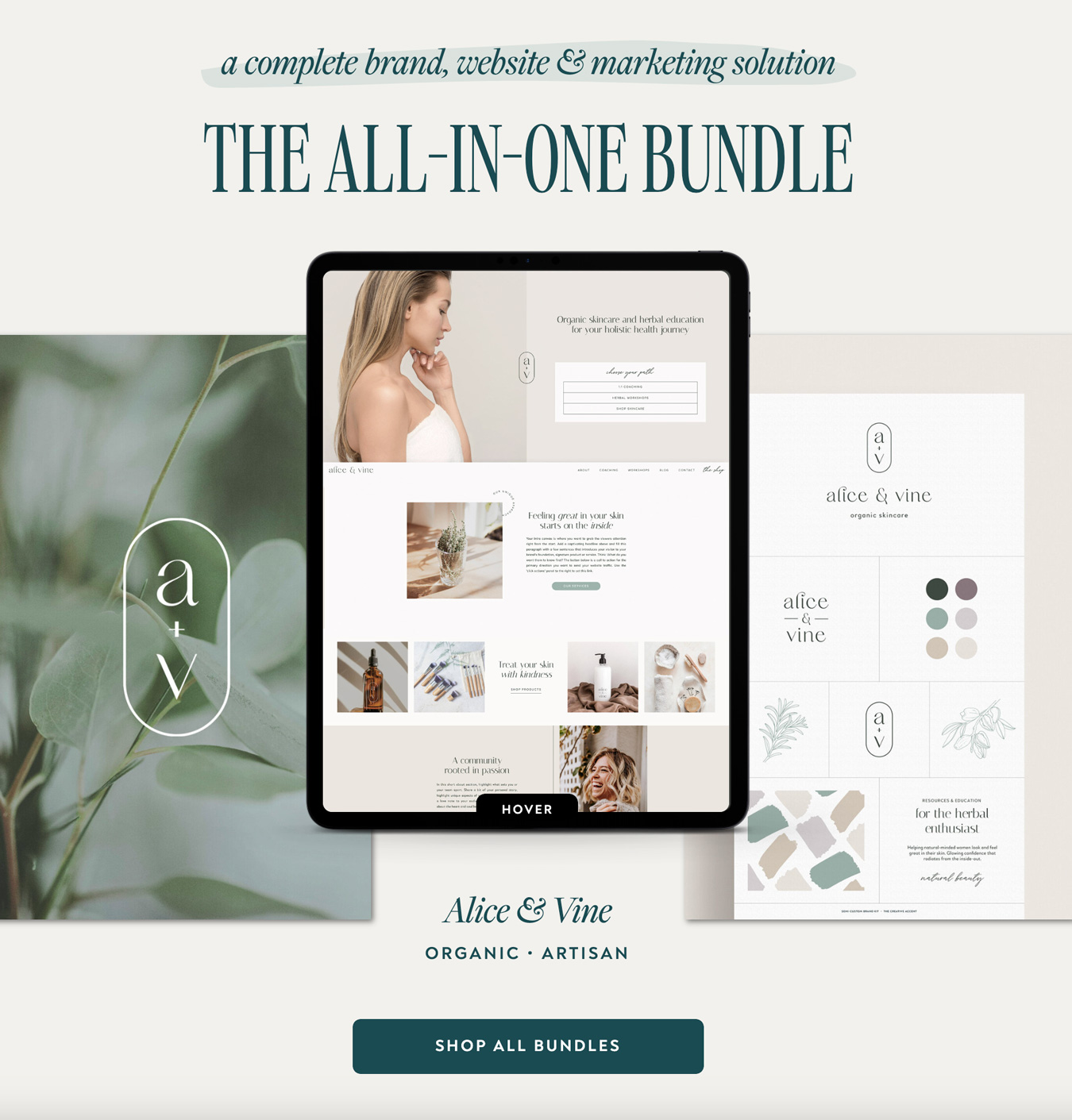 shop all-in-one bundles for your redesign branding needs
