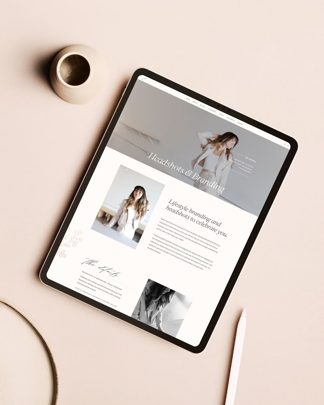 new website design for photography business