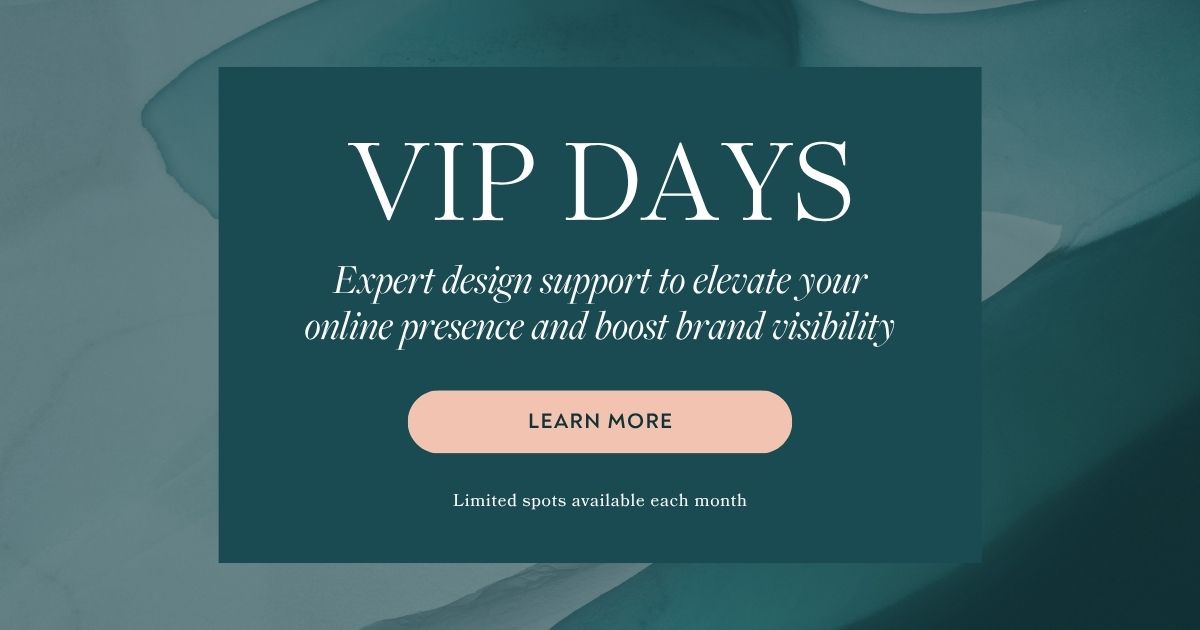 VIP Days offer expert design support to elevate your online presence and boost brand visibility
